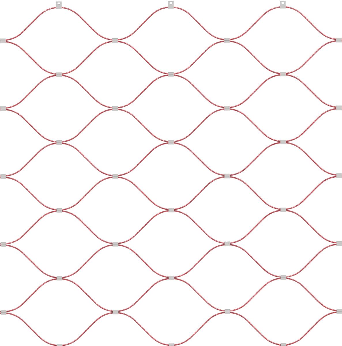Wypełnienie linkowe. A14-RED/LV-70x120x1,5-5