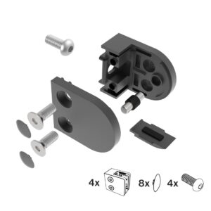 Uchwyt do szkła A-BL/200P-000-set4