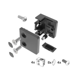 Uchwyt szkła A-BL/230P-000-set4