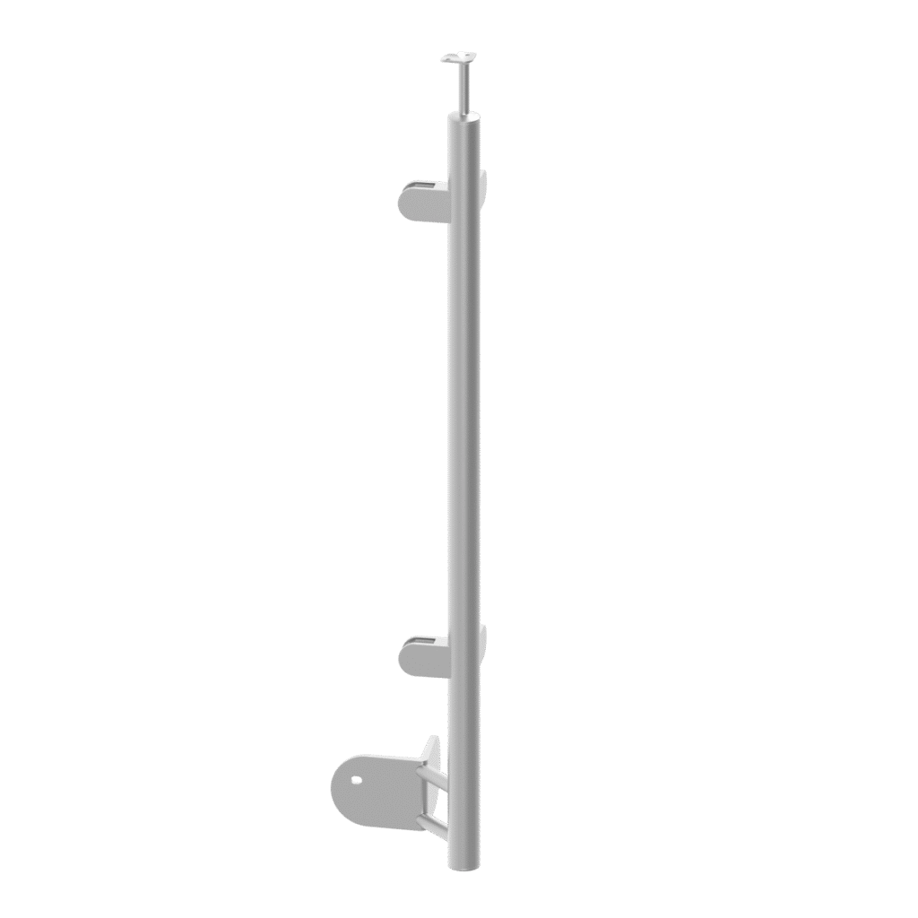 Słupek nierdzewny -prosto A-BR100-4G90-OUT-250P