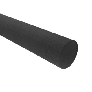 Poręcz z drewna bukowego – czarny WB/D42-L3000-BLACK