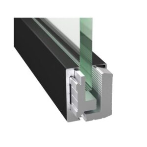 Listwa zasciskowa z taśmą osłonową BLACK H50 GS-BLACK/ZP-30×50/N/B-U