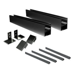 Francuskie okno Aluminiowa rama bez szkła GS/FRB10-100-ZK-N-EB